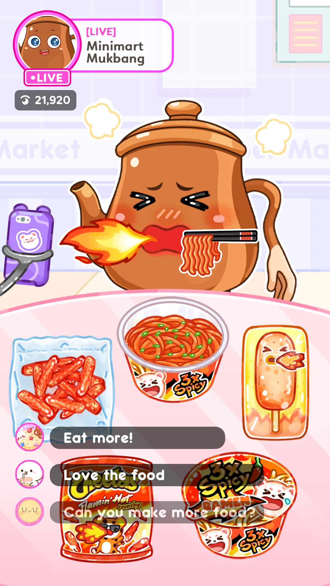 Meme Mukbang ASMR Game screenshot